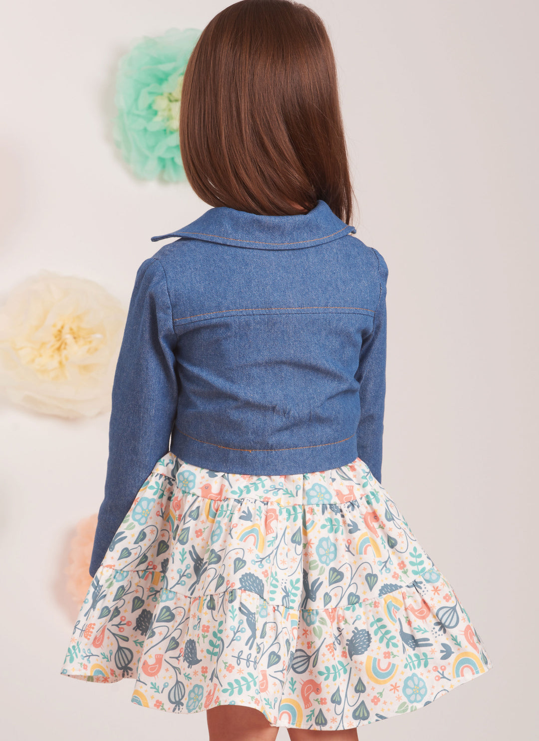 Simplicity Schnittmuster S9899 Mädchen Jeansjacke und Kleid