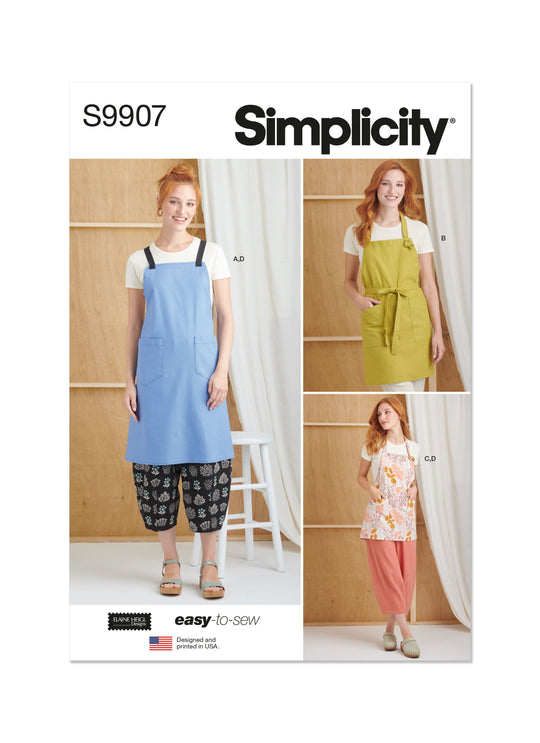 Simplicity Schnittmuster S9907 Damen Schürzen