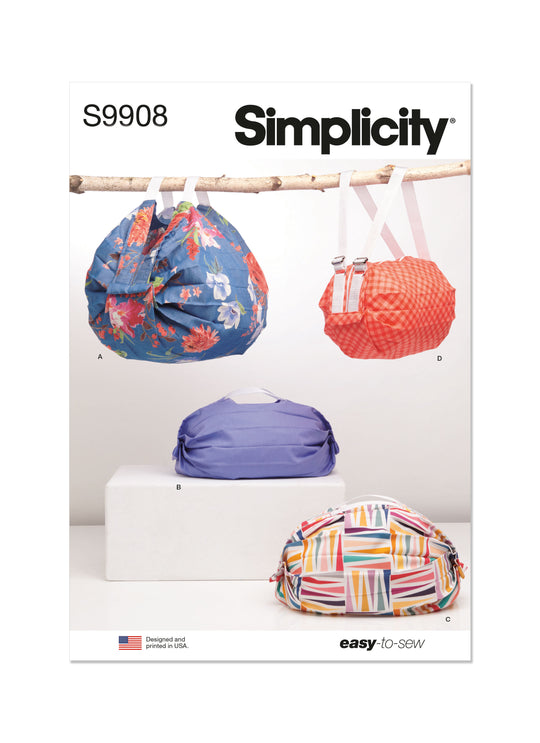 Simplicity Schnittmuster S9908 Damen Accessoires Taschen Shopper