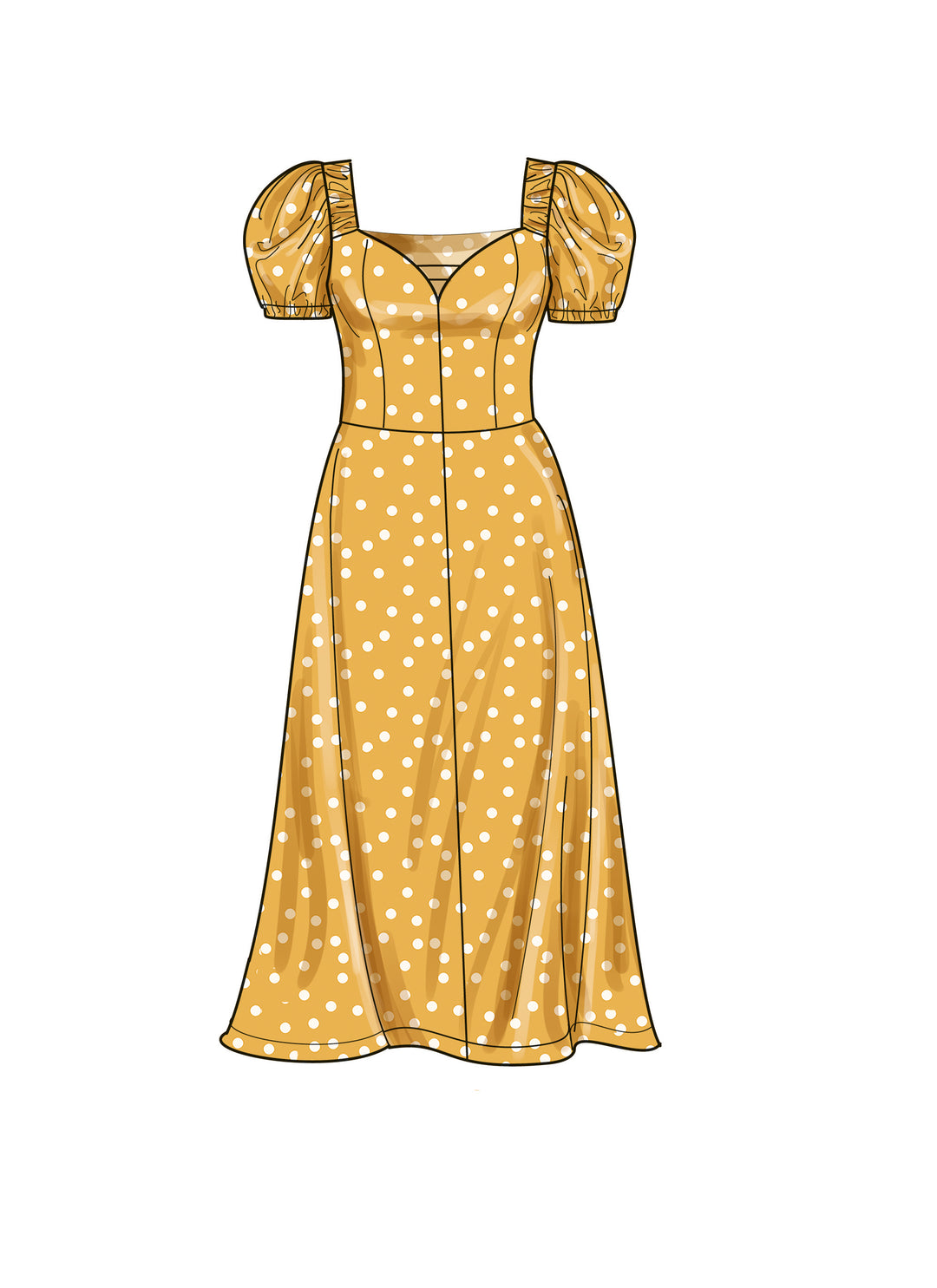 Simplicity Schnittmuster S9919 Damen Kleid mit Herzausschnitt