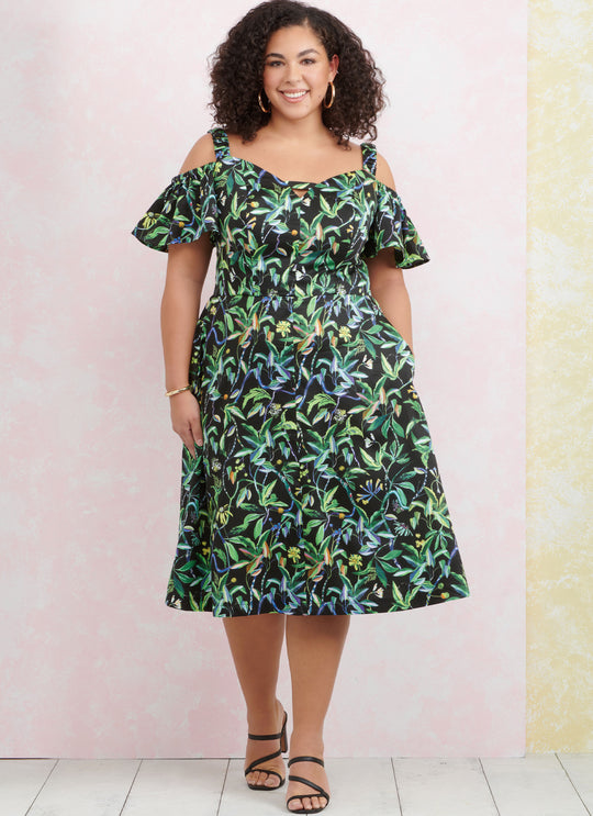 Simplicity Schnittmuster S9919 Damen Kleid mit Herzausschnitt