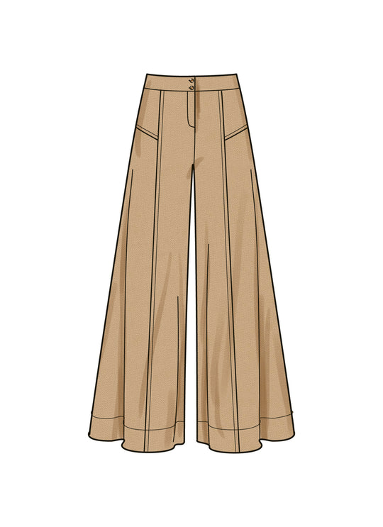 Simplicity Schnittmuster S9925 Damen Wide-Leg Hose und Shirt