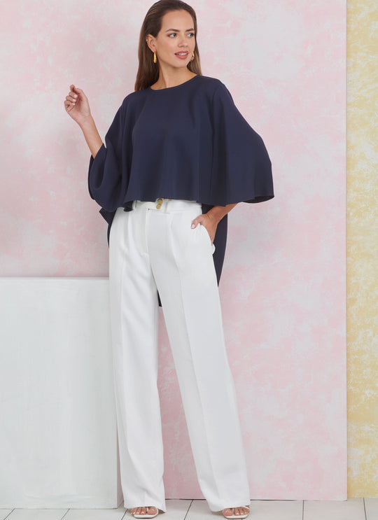 Simplicity Schnittmuster S9926 Damen Maxihose und Shirt