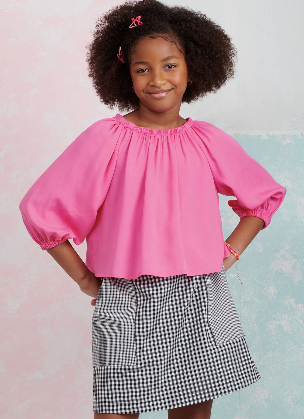 Simplicity Schnittmuster S9934 Mädchen Rock und Shirt
