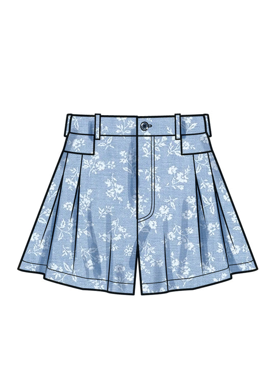 Simplicity Schnittmuster S9955 Damen weite Shorts Bermuda