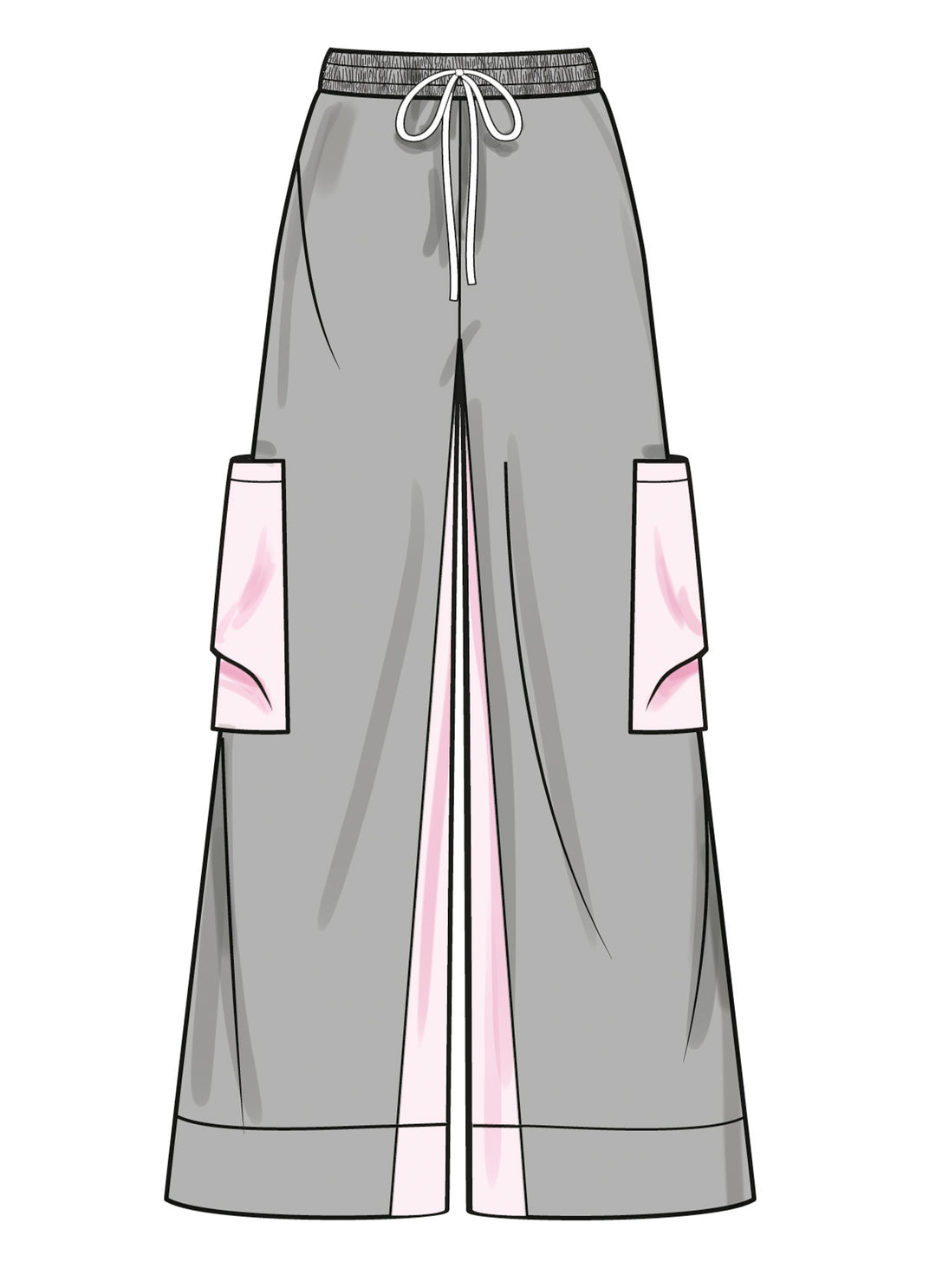 Simplicity Schnittmuster S9956 Damen Cargohose und Shorts mit weitem Bein