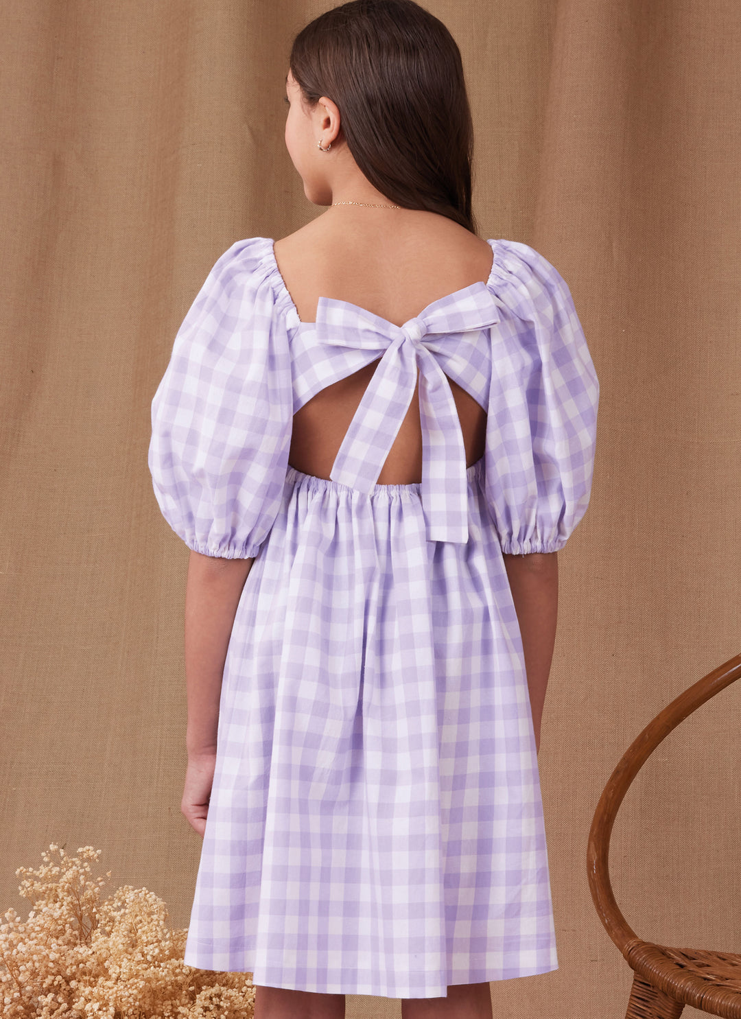 Simplicity Schnittmuster S9964 Mädchen Kleid mit Puffärmeln