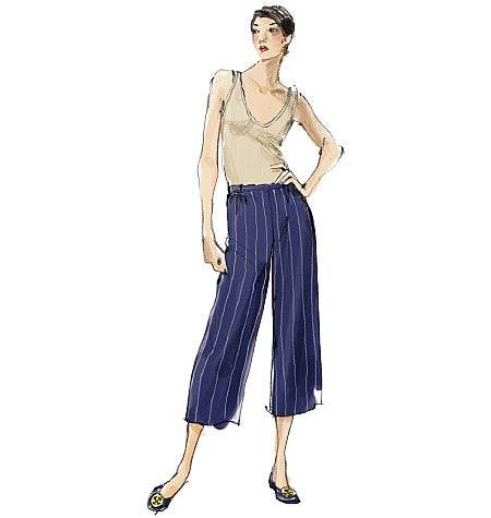 Vogue Schnittmuster V1050 – Damen Schlaghose von Sandra Betzina