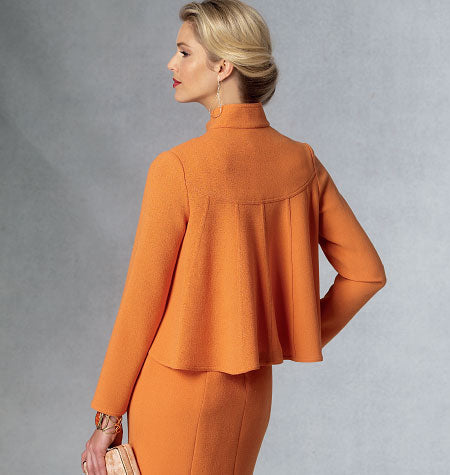 Vogue Schnittmuster V1435 – Damen Jacke & Kleid von Tom & Linda Platt