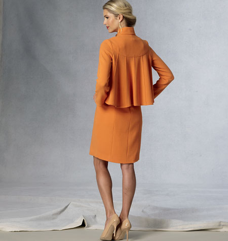 Vogue Schnittmuster V1435 – Damen Jacke & Kleid von Tom & Linda Platt