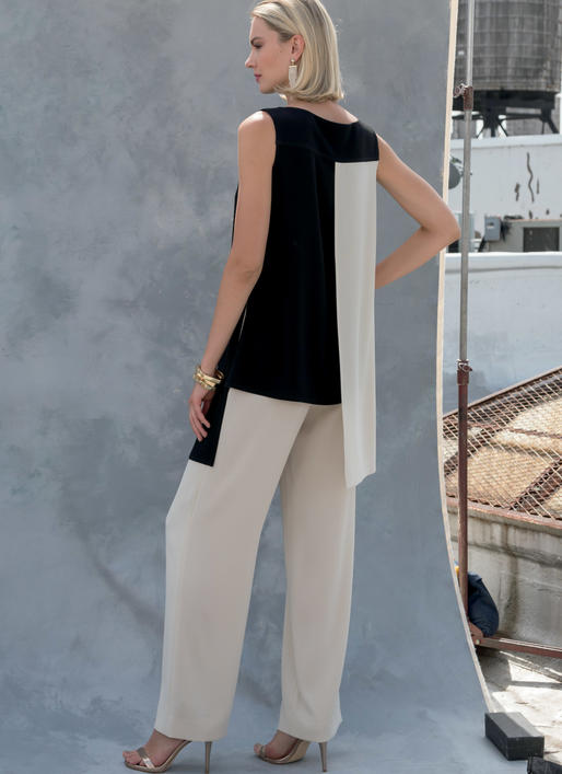 Vogue Schnittmuster V1581 – Damen Hosenanzug von Tom and Linda Platt