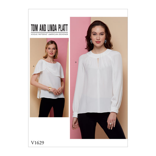 Vogue Schnittmuster V1629 – Glamouröses Damen Top