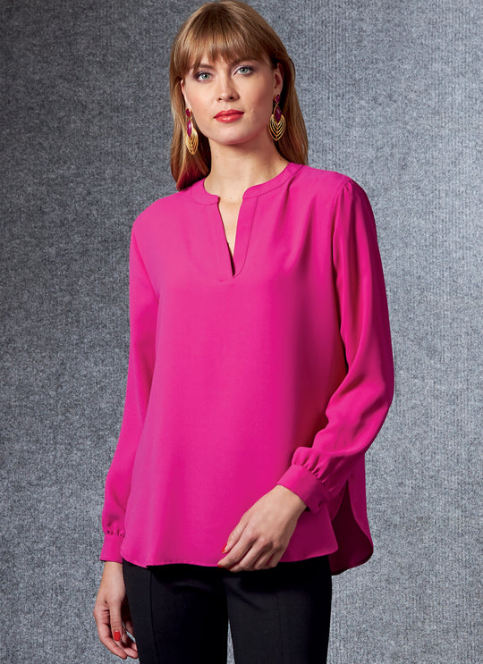 Vogue Schnittmuster V1681 – Damen Basic Top von Anne Klein