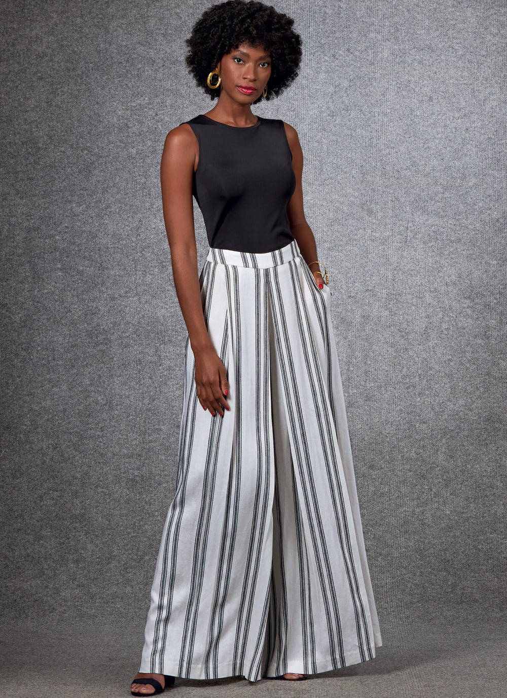 Vogue Schnittmuster V1685 – Damen Hose / Rock in weiter Silhouette