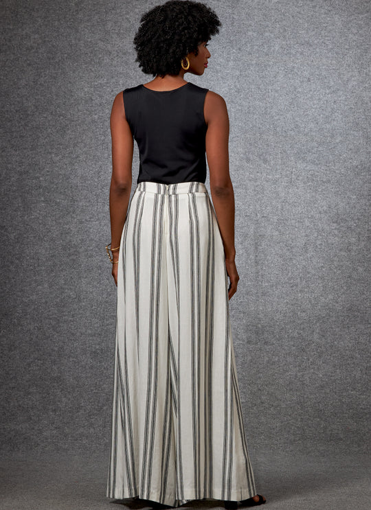 Vogue Schnittmuster V1685 – Damen Hose / Rock in weiter Silhouette