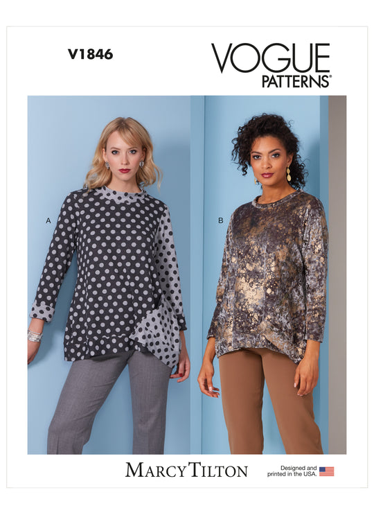 Vogue Schnittmuster V1846 Damen Top von Marcy Tilton