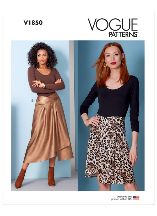 Vogue Schnittmuster V1850 Damen Rock