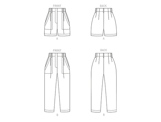 Vogue Schnittmuster V1900 Damen Rock