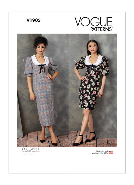 Vogue Schnittmuster V1905 Damen Kleid