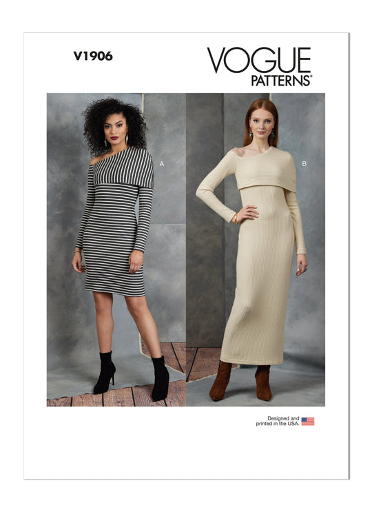 Vogue Schnittmuster V1906 Damen Kleid