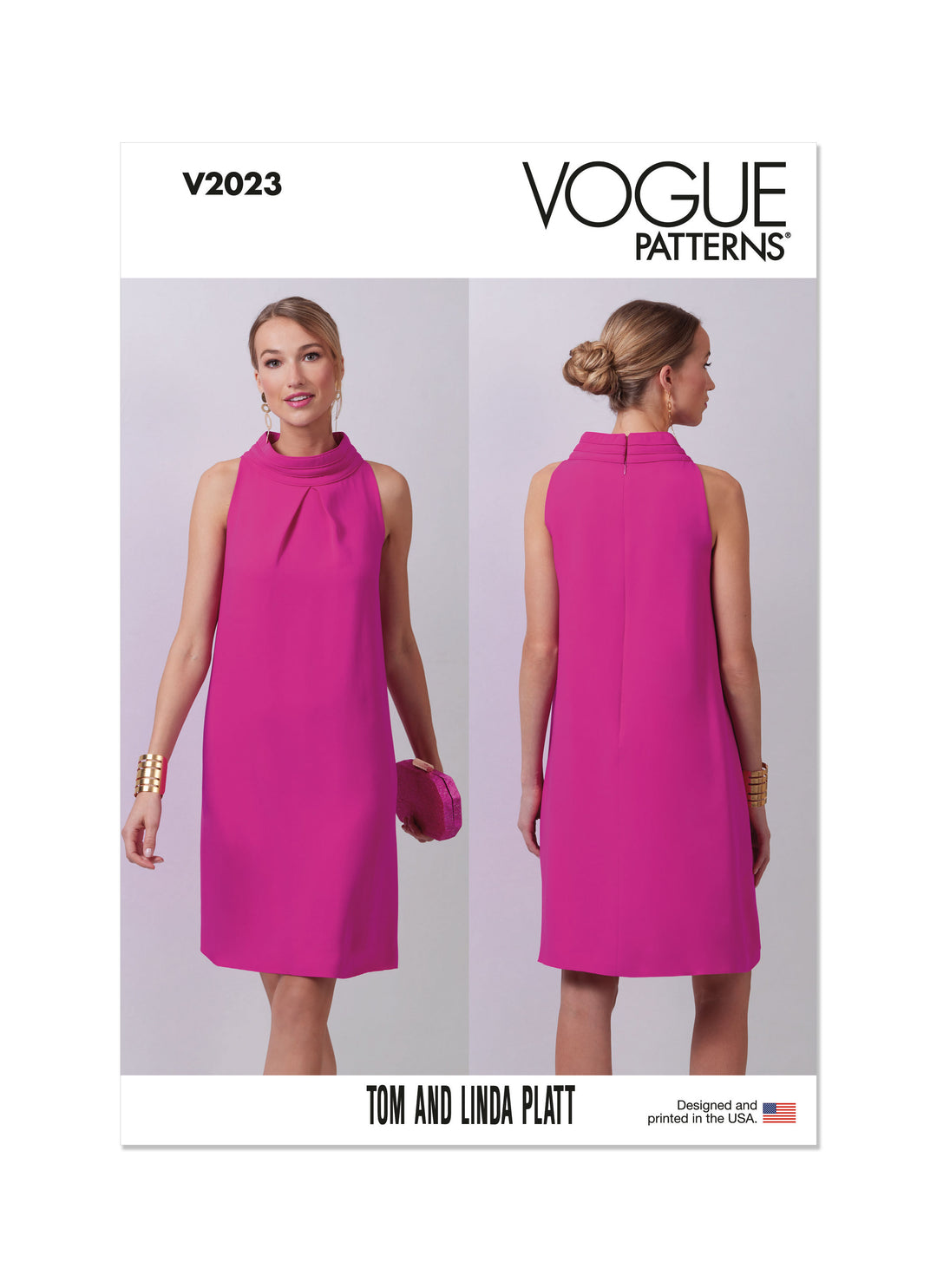 Vogue V2023 Misses' High Neck Dress by Tom & Linda Platt – Schnittmuster-Online Vogue V2023 Misses' High Neck Dress by Tom & Linda Platt – Schnittmuster-Online