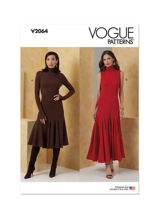 Vogue Schnittmuster V2064 Damen Kleid