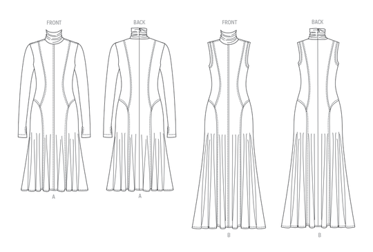 Vogue Schnittmuster V2064 Damen Kleid