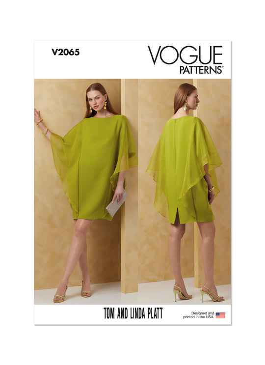 Vogue Schnittmuster V2065 Damen Kleid