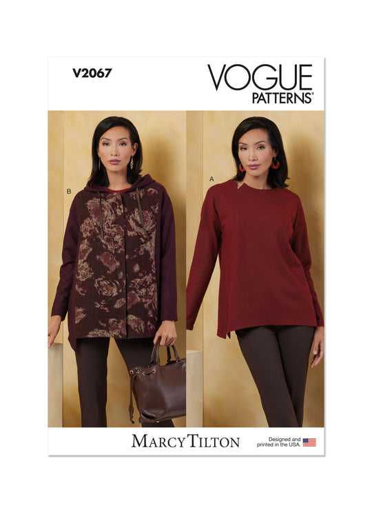 Vogue Schnittmuster V2067 Damen Top