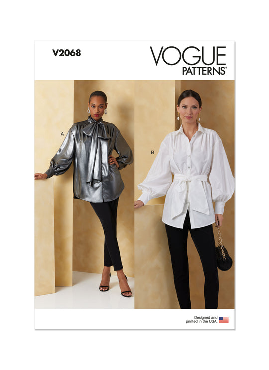 Vogue Schnittmuster V2068 Damen Top