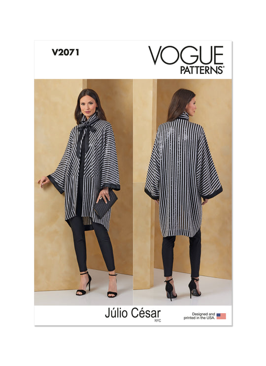 Vogue Schnittmuster V2071 Damen Jacke