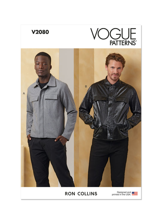 Vogue Schnittmuster V2080 Herren Jacke