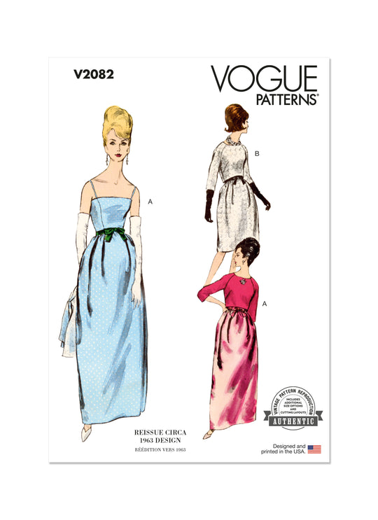Vogue Schnittmuster V2082 Damen Kleid
