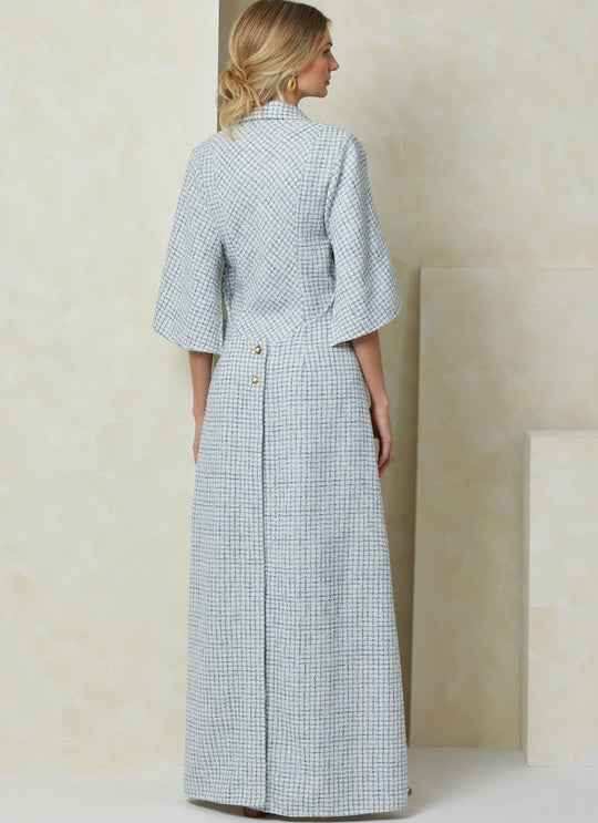 Vogue Schnittmuster V2083 Damen Kleid in zwei Längen