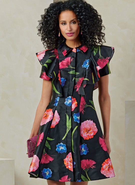 Vogue Schnittmuster V2087 Damen Kleid mit Ärmel- und Längenvariationen
