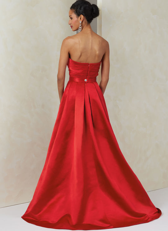 Vogue Schnittmuster V2088 Damen Kleid und Überrock