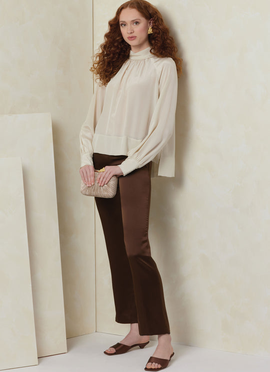 Vogue Schnittmuster V2090 Damen Top mit Ärmelvariationen