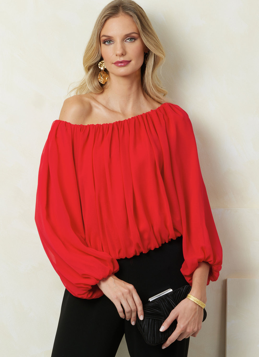 Vogue Schnittmuster V2091 Damen Top mit Längenvariationen