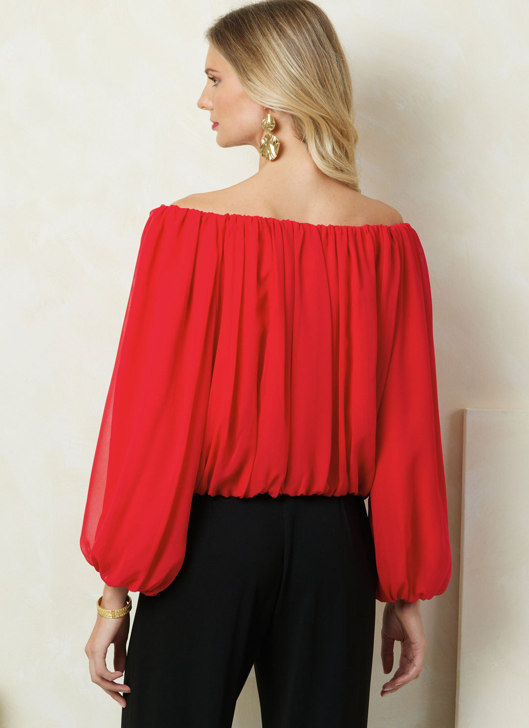 Vogue Schnittmuster V2091 Damen Top mit Längenvariationen
