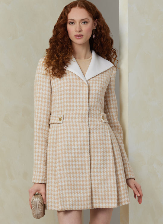 Vogue Schnittmuster V2092 Damen Mantel