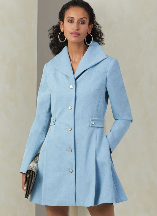 Vogue Schnittmuster V2092 Damen Mantel