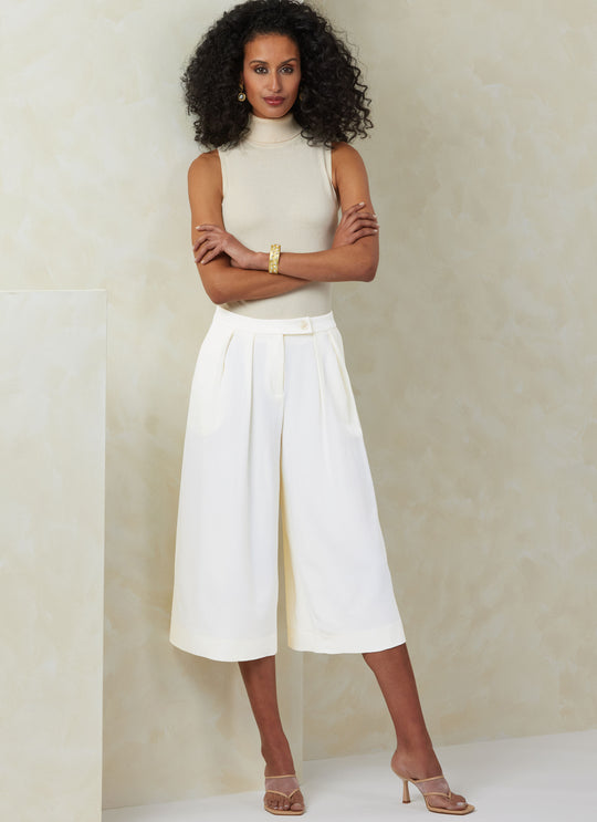 Vogue Schnittmuster V2094 Damen Hose in zwei Längen