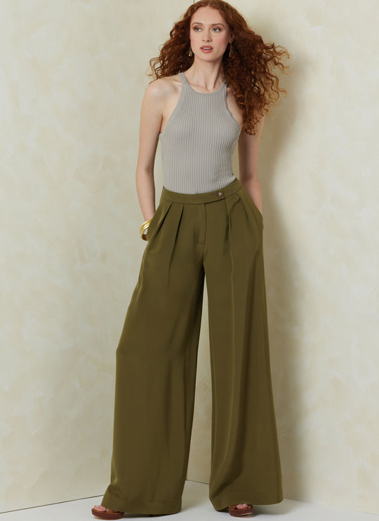 Vogue Schnittmuster V2094 Damen Hose in zwei Längen