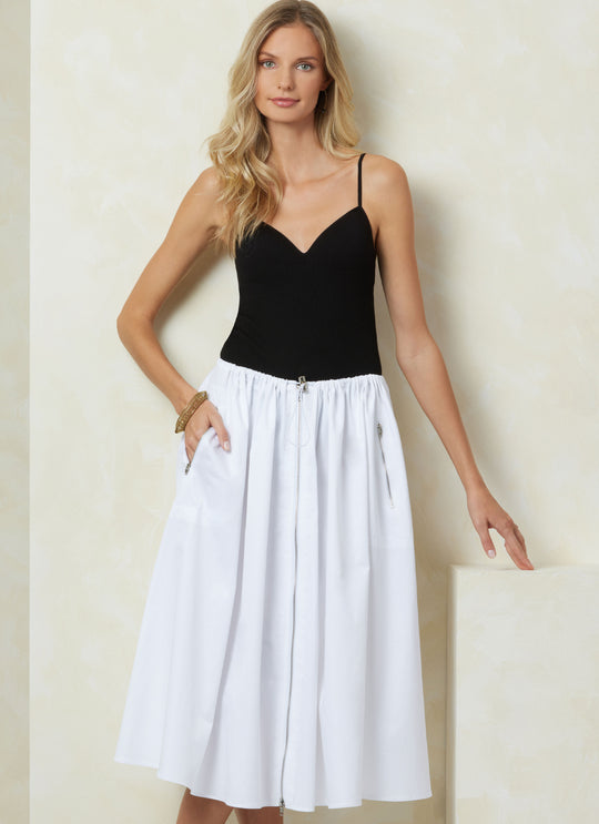 Vogue Schnittmuster V2095 Damen Rock in zwei Längen