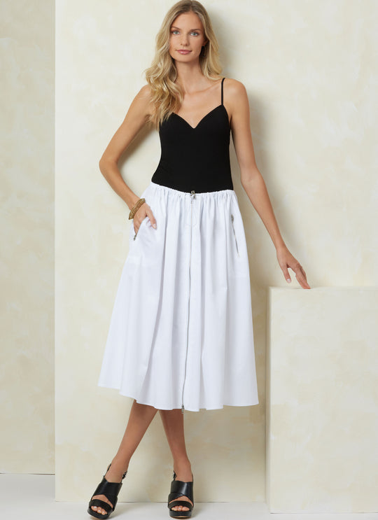 Vogue Schnittmuster V2095 Damen Rock in zwei Längen