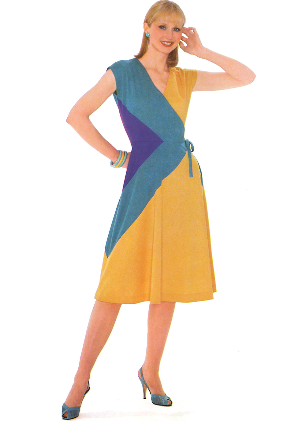 Vogue Schnittmuster V2100 Damen Strickleid von  Diane Von Furstenberg