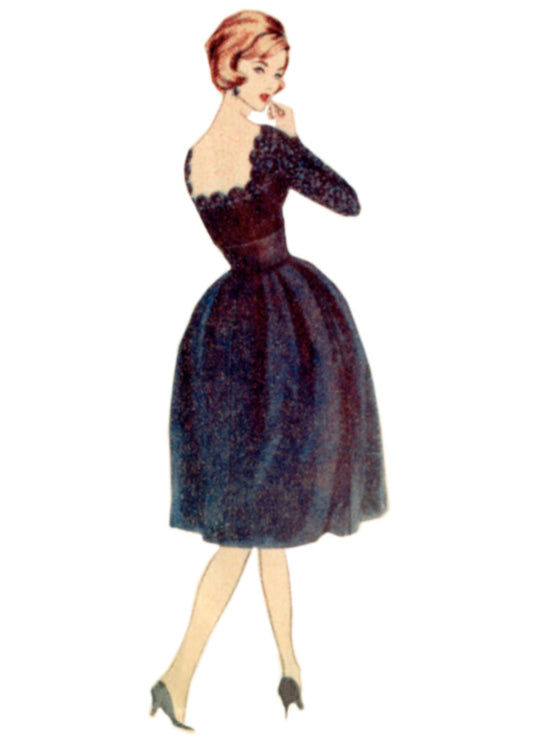 Vogue Schnittmuster V2101 Damen  Kleid mit Gürtel und Schärpe