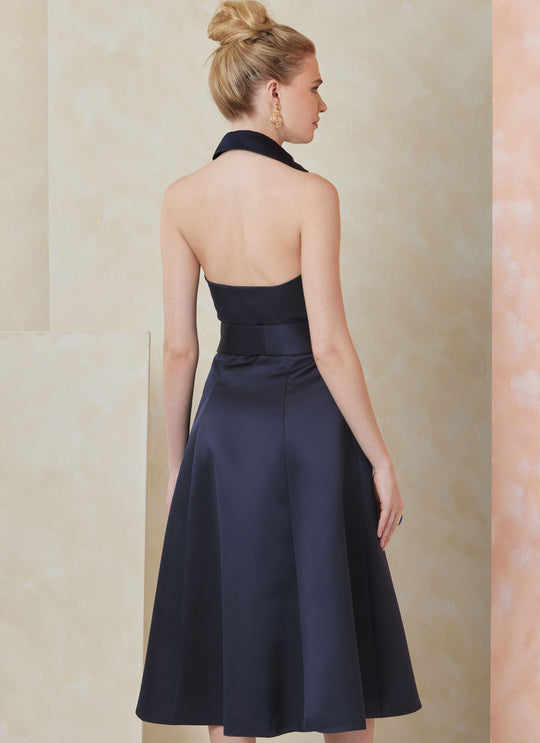 Vogue Schnittmuster  V2103 Kleid für Damen in zwei Längen und Bindegürtel