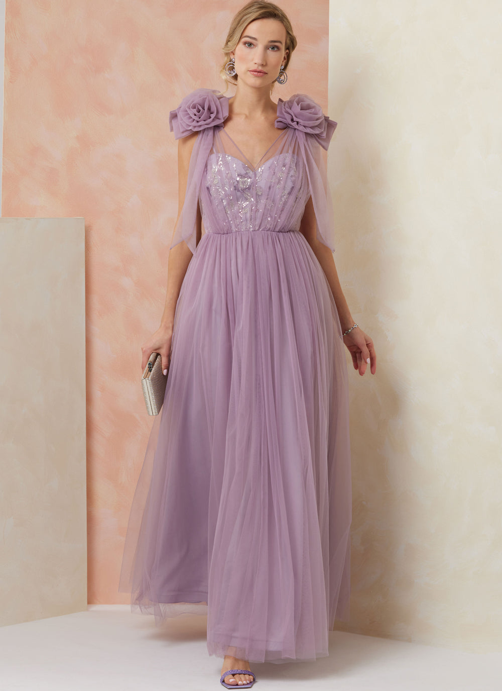 Vogue Schnittmuster  V2108 Damen Kleid von Badgley Mischka