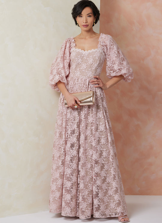 Vogue Schnittmuster  V2109 Damen Kleid in zwei Längen